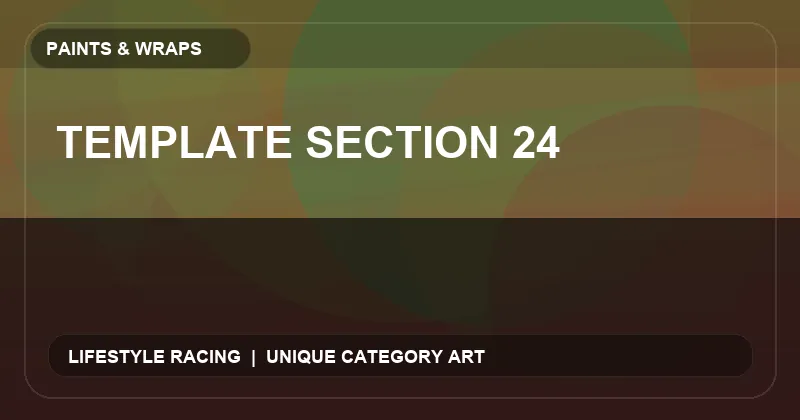Template Section 24